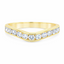 Round Brilliant Cut 0.52ct Diamond Wishbone Channel Set Eternity Ring
