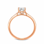 Round Brilliant Cut 0.70ct Diamond Engagement Ring with Diamond Shoulders