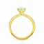 Round Brilliant Cut 0.70ct Diamond Engagement Ring with Diamond Shoulders