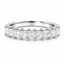 Princess Cut 1.00ct Diamond 9 Stone Eternity Ring