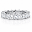 Princess Cut 3.30ct Diamond Full Hoop Eternity Ring