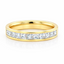 Princess Cut 0.75ct Diamond Channel Set 11 Stone Eternity Ring
