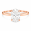 Lab Grown Oval Cut 2.00ct Diamond Solitaire Engagement Ring