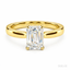 Emerald Cut 0.84ct Diamond Solitaire Engagement Ring