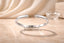 9ct White Gold Open Ended Diamond Bangle