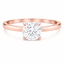 Lab Grown Round Brilliant Cut 2.03ct Diamond Solitaire Engagement Ring
