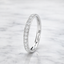 Round Brilliant Cut 052.ct Diamond Grain Set Full Hoop Wedding Band