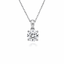 Lab Grown Round Brilliant Cut 1.01ct Solitaire Diamond Pendant