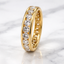 Round Brilliant Cut 1.60ct Diamond Channel Set Full Hoop Eternity Ring