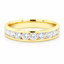 Round Brilliant Cut 1.04ct Diamond Channel Set Half Hoop Eternity Ring