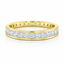 Princess Cut 2.05ct Diamond Full Hoop Eternity Ring