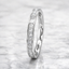 Princess Cut 050.ct Diamond Channel Set Half Hoop Wedding Band