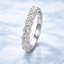 Round Brilliant Cut 1.33ct Diamond 7 Stone Eternity Ring