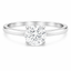 Lab Grown Round Brilliant Cut 2.03ct Diamond Solitaire Engagement Ring