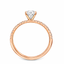Round Brilliant Cut 0.70ct Diamond Engagement Ring with Diamond Shoulders