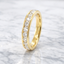 Round Brilliant Cut 0.75ct Diamond Half Hoop Eternity Ring