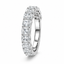 Radiant Cut 2.05ct Lab Diamond 11 Stone Eternity Ring