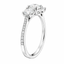 Round Brilliant Cut 0.70ct Diamond Trilogy Engagement Ring