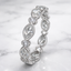 Marquise & Round Brilliant Cut 1.49ct Diamond Full Hoop Eternity Ring