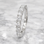 Round Brilliant Cut 0.69ct Diamond 9 Stone Eternity Ring