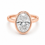 Lab Grown Oval Cut 3.04ct Diamond Engagement Ring