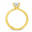 Princess Cut 0.71ct Diamond Engagement Ring with Diamond Shoulders