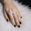 Round Brilliant Cut 0.75ct Diamond 10 Stone Half Hoop Eternity Ring