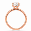 Lab Grown Oval Cut 2.01ct Diamond Solitaire Engagement Ring