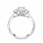 Round Brilliant Cut 0.70ct Diamond Trilogy Engagement Ring