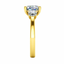 Lab Grown Cushion Cut 2.50ct Diamond Engagement Ring With Round Brilliant Cut Side Stones