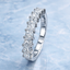 Princess Cut 1.00ct Diamond 9 Stone Eternity Ring