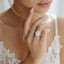 Lab Grown Oval Cut 3.54ct Diamond Solitaire Engagement Ring With Diamond Shoulders