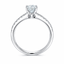 Cushion Cut 0.70ct Diamond Engagement Ring with Diamond Shoulders