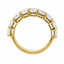 Radiant Cut 3.39ct Lab Diamond 9 Stone Eternity Ring
