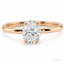Oval Cut 1.00ct Diamond Solitaire Engagement Ring