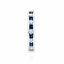 Round Brilliant Cut Sapphire & Diamond Half Hoop Eternity Ring