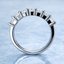 Princess Cut 1.52ct Diamond 7 Stone Eternity Ring