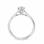 Round Brilliant Cut 0.70ct Diamond Engagement Ring with Diamond Shoulders