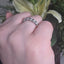 Round Brilliant Cut 0.92ct Diamond 7 Stone Half Hoop Eternity Ring