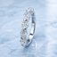 Pear Cut 1.00ct Diamond 5 Stone Eternity Ring