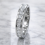 Princess Cut 1.91ct Diamond Full Hoop Eternity Ring