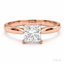 Princess Cut 1.01ct Diamond Solitaire Engagement Ring