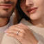 Round Brilliant Cut 1.33ct Diamond 7 Stone Half Hoop Eternity Ring