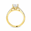 Princess Cut 1.03ct Diamond Engagement Ring with Diamond Shoulders
