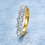 Round Brilliant Cut 1.70ct Diamond 5 Stone Half Hoop Eternity Ring